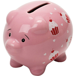 Bright Banks Cupcake Piggy Bank