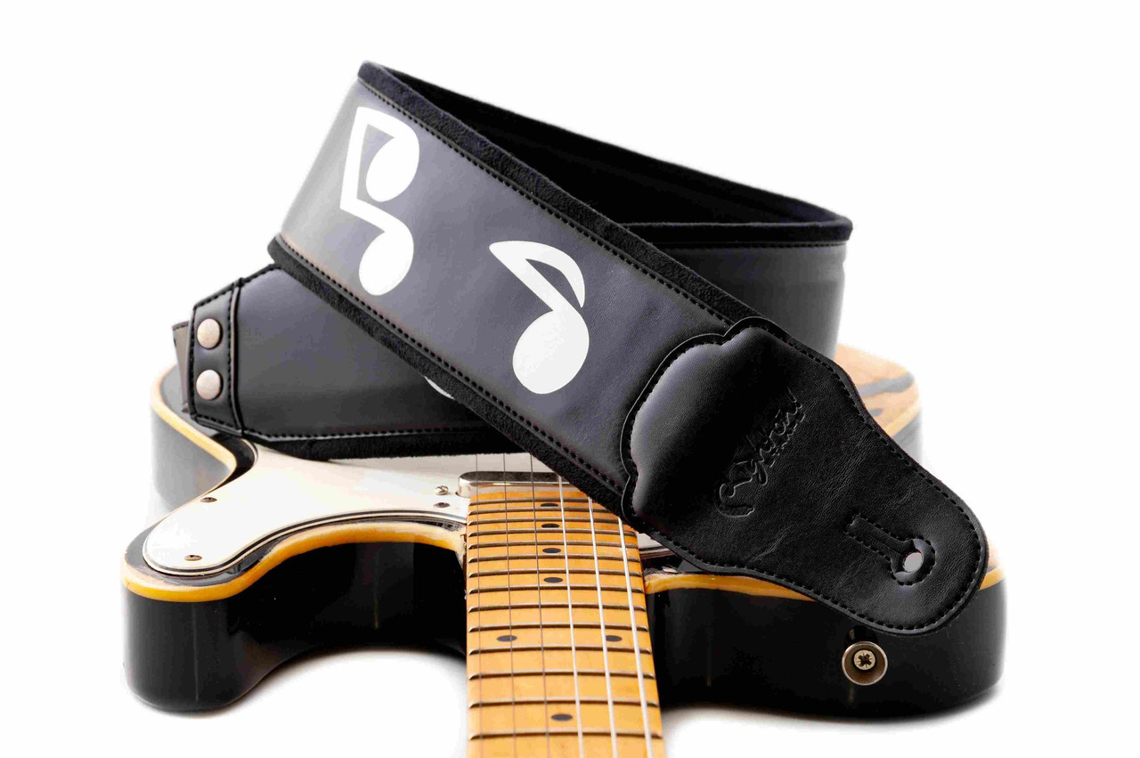 STEVIE RAY VAUGHAN - TRIBUTE SERIES - nero - Le Rockskin Custom Guitar Straps, Made in Italy
