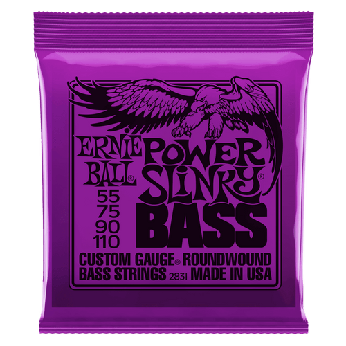 Ernie Ball Slinky Nickel Wound Bass Guitar Strings; 55-110