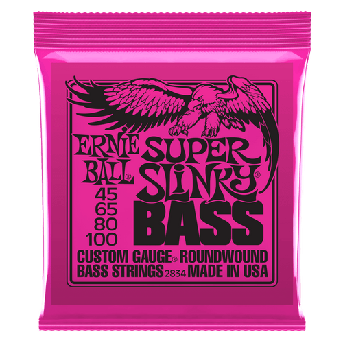 Ernie Ball Slinky Nickel Wound Bass Guitar Strings; 45-100