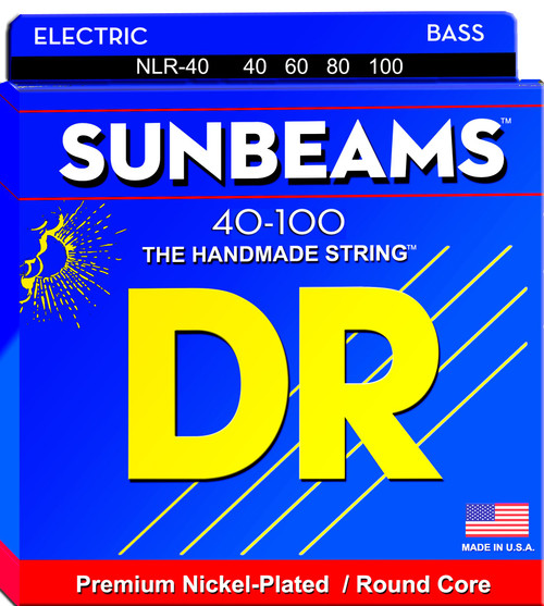 DR Sunbeams Bass Guitar Strings; 40-100