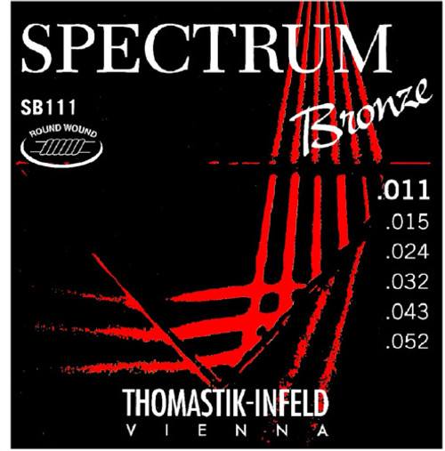 Thomastik-Infeld Spectrum Bronze Acoustic Guitar Strings; 11-52