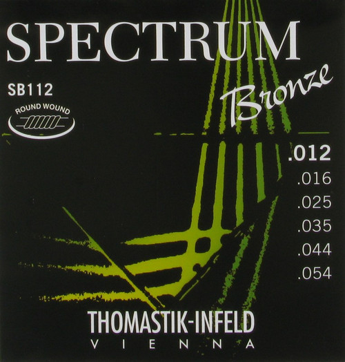 Thomastik-Infeld Spectrum Bronze Acoustic Guitar Strings; 12-54