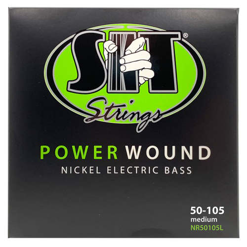 S.I.T Power Wound Nickel Bass Strings; gauges 50-105