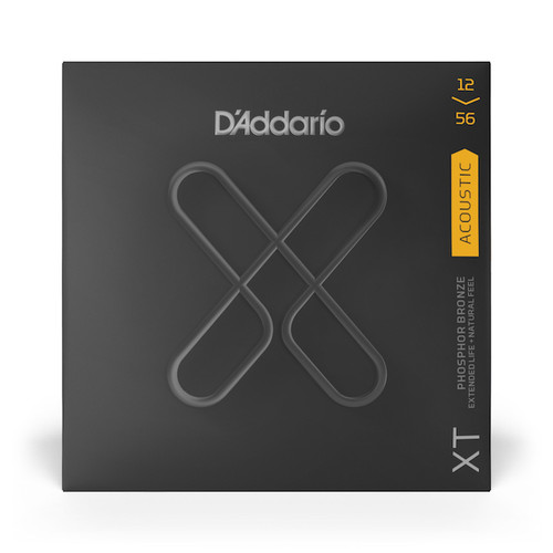 D'Addario XT Phosphor Bronze Acoustic Guitar Strings 12-56