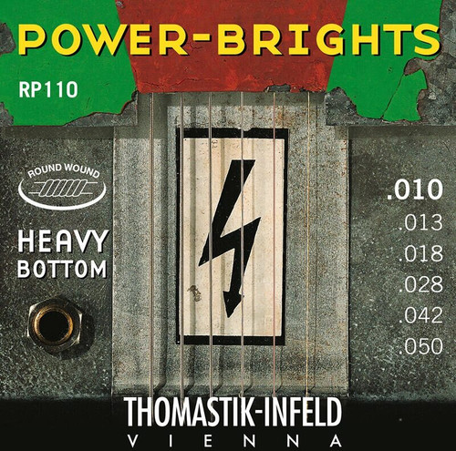 Thomastik-Infeld Power-Brights Electric Guitar Strings; 10-50