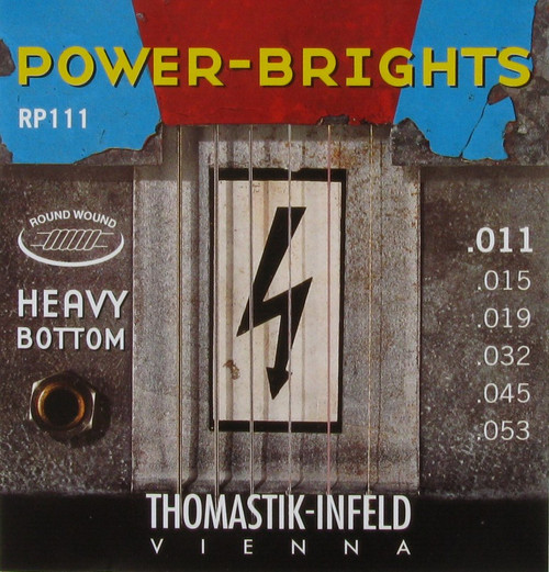 Thomastik-Infeld Power-Brights Electric Guitar Strings; 11-53