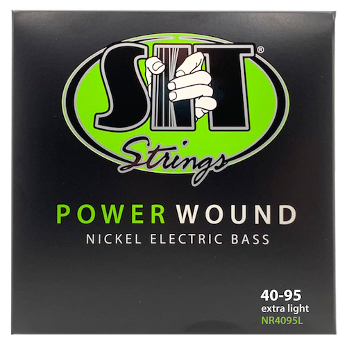 S.I.T Power Wound Nickel Bass Strings; gauges 40-95