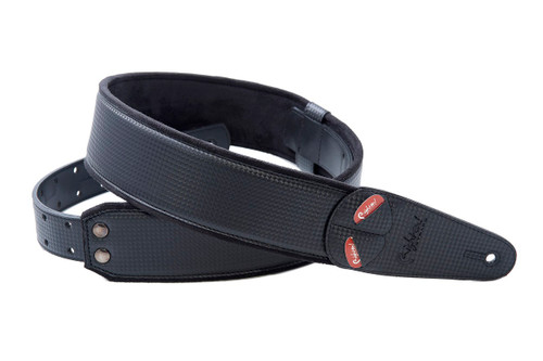 RightOn! Mojo Carbon Black Guitar Strap