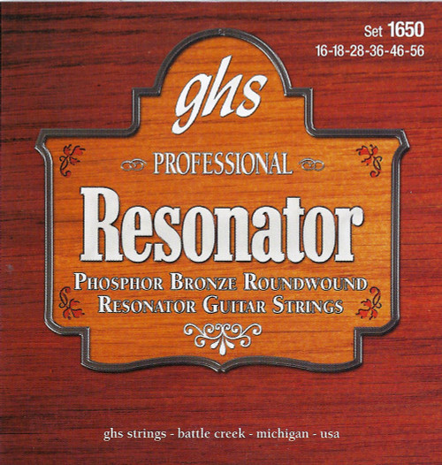 GHS Phosphor Bronze Resonator Guitar Strings