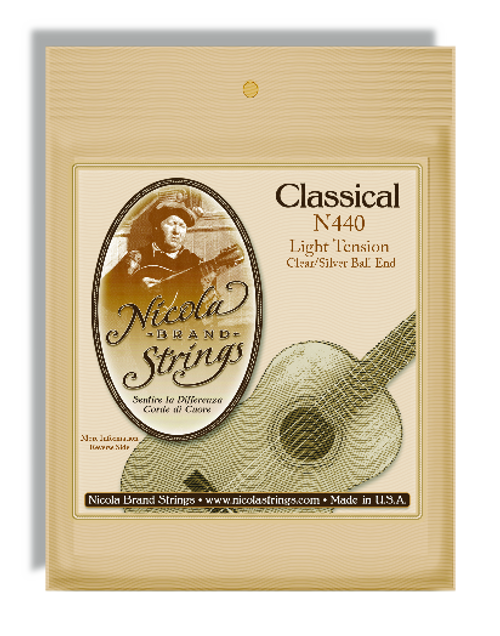 Nicola Classical Guitar Strings; light tension - Ball End