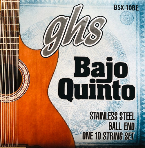 GHS Stainless Steel Bajo Quinto Strings; ball end