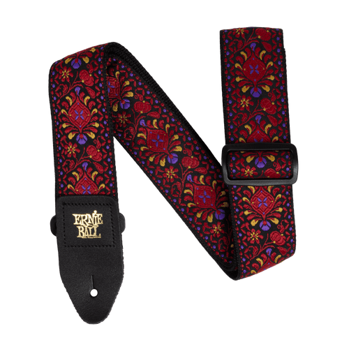 Ernie Ball Jacquard Guitar Strap - Crimson Royal Bloom