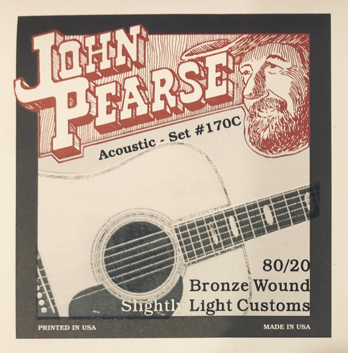 John Pearse 80/20 Bronze Acoustic Guitar Strings; gauges 11-52