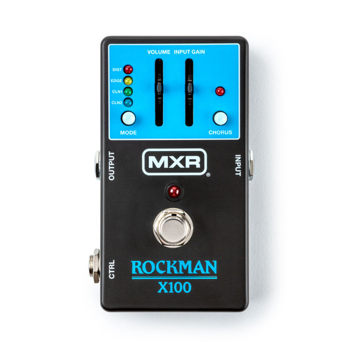 MXR® ROCKMAN® X100™ Analog Tone Processor Pedal