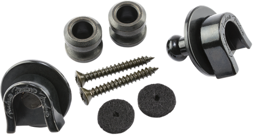 Fender® Security Strap Locks; Black