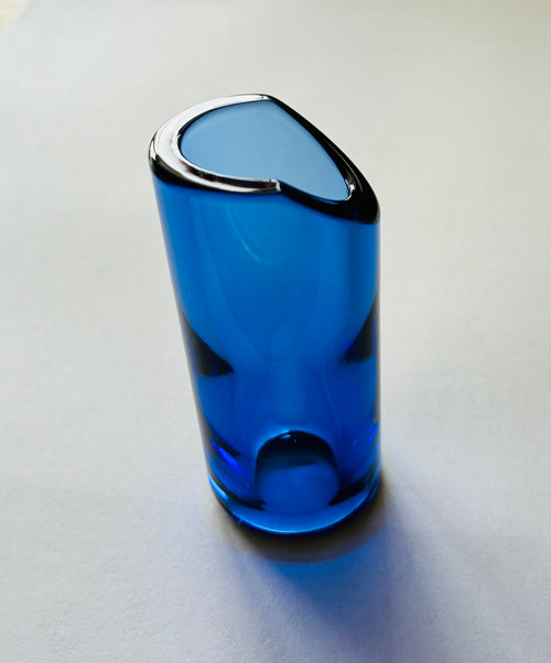 The Rock Slide Sapphire Glass Guitar Slide - medium
