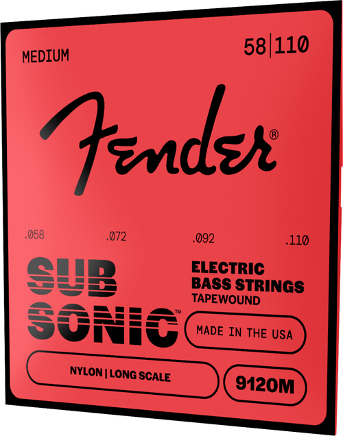 Fender Nylon Tapewound Bass Guitar Strings