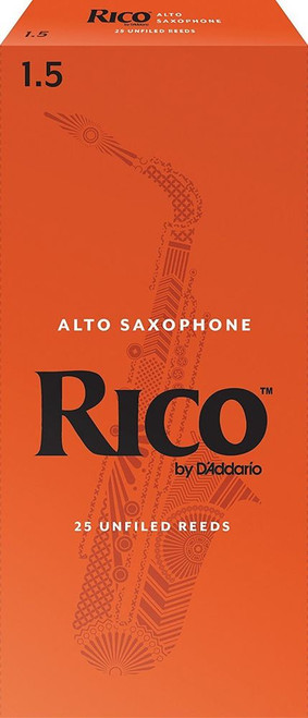 Rico Alto Saxophone Reeds (25-Pack)