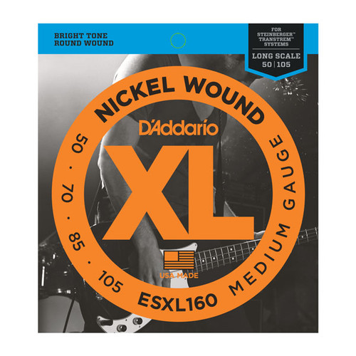 D'Addario XL Nickel Round Wound Double Ball End Bass Guitar Strings