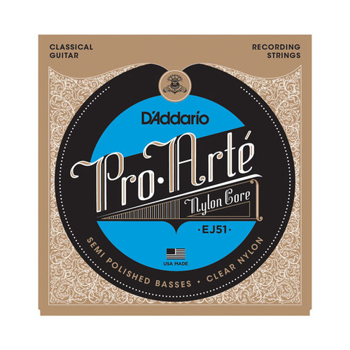 D'Addario Pro Arte Nylon Core Classical Guitar Strings - recording strings EJ51