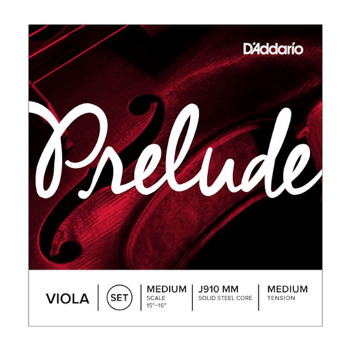 D'Addario Prelude Viola Strings - Medium Scale, Medium Tension