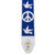 D'Andrea Ace Vintage Re-issue Guitar Strap - Peace Dove Blue