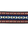 D'Andrea Ace Vintage Re-issue Guitar Strap 11 - Jacquard blue & red weave