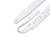 Levy's Tufted Garment Leather Guitar Strap; white
