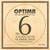 Optima No.6 24K Gold Classical Guitar Strings; medium tension