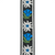 D'Addario Peace & Love Black/Blue Woven Guitar Strap