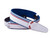 RightOn! Mojo Race White Guitar Strap