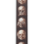 D'Addario Planet Lock Guitar Strap, Alchemy Muted Skulls