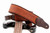 RightOn! Steady Bassman Sandokan Light Brown (Woody) Guitar Strap
