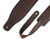 Levy's 3" Top Grain Leather Padded Guitar Strap; Dark Brown