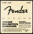 Fender Yngwie Malmsteen Signature Electric Guitar Strings; 8-46