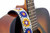 RightOn! Standard Plus Crochet Guitar Strap; white