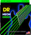 DR Neon Green Electric Guitar Strings