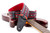 RightOn! Armour Guitar Strap; Red