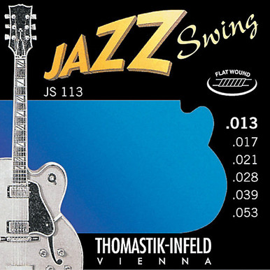 Thomastik-Infeld Jazz Swing Electric Guitar Strings flatwound; 13-53