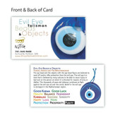 India and Asia Mini Oxidized Evil Eye Ring - .925 Sterling Silver