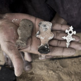 Africa Tuareg  Air Cross Necklace, Fine Silver by Elhadji Koumama, Agadez Niger 