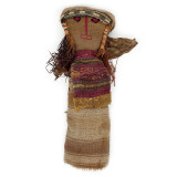 South America Chancay Doll with Arms at the Side, Vintage from  Peru 