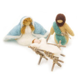 India & Asia Handmade 10 Piece Felt Nativity Full Set from Nepal, Fair Trade 