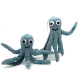 Handmade Felt Octopus Ornament, Fair Trade from Nepal