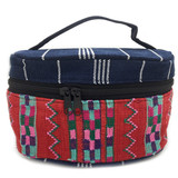 Huipil Travel Cosmetic Make -Up Bag from Guatemala, 3 - Handmade Fair Trade