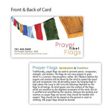 Windhorse Prayer Flag Notecard Made of Lokta Paper, Handmade Fair Trade from Nepal