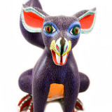 Hand Carved and Painted Alebrije Crazy Rabbit by Oaxaca Artists Damian and Beatriz Morales, from Mexico