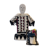 Pucuna Toucan Doll Sculpture - Handmade by the Ticuna People of Colombia