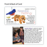 Felt Chipmuck Finger Puppet, Handmade Fair Trade from Nepal